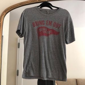Heather Grey “bring em out” T-shirt